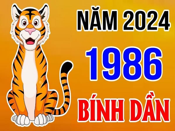 Vận niên 2024 tuổi Bính Dần 1986